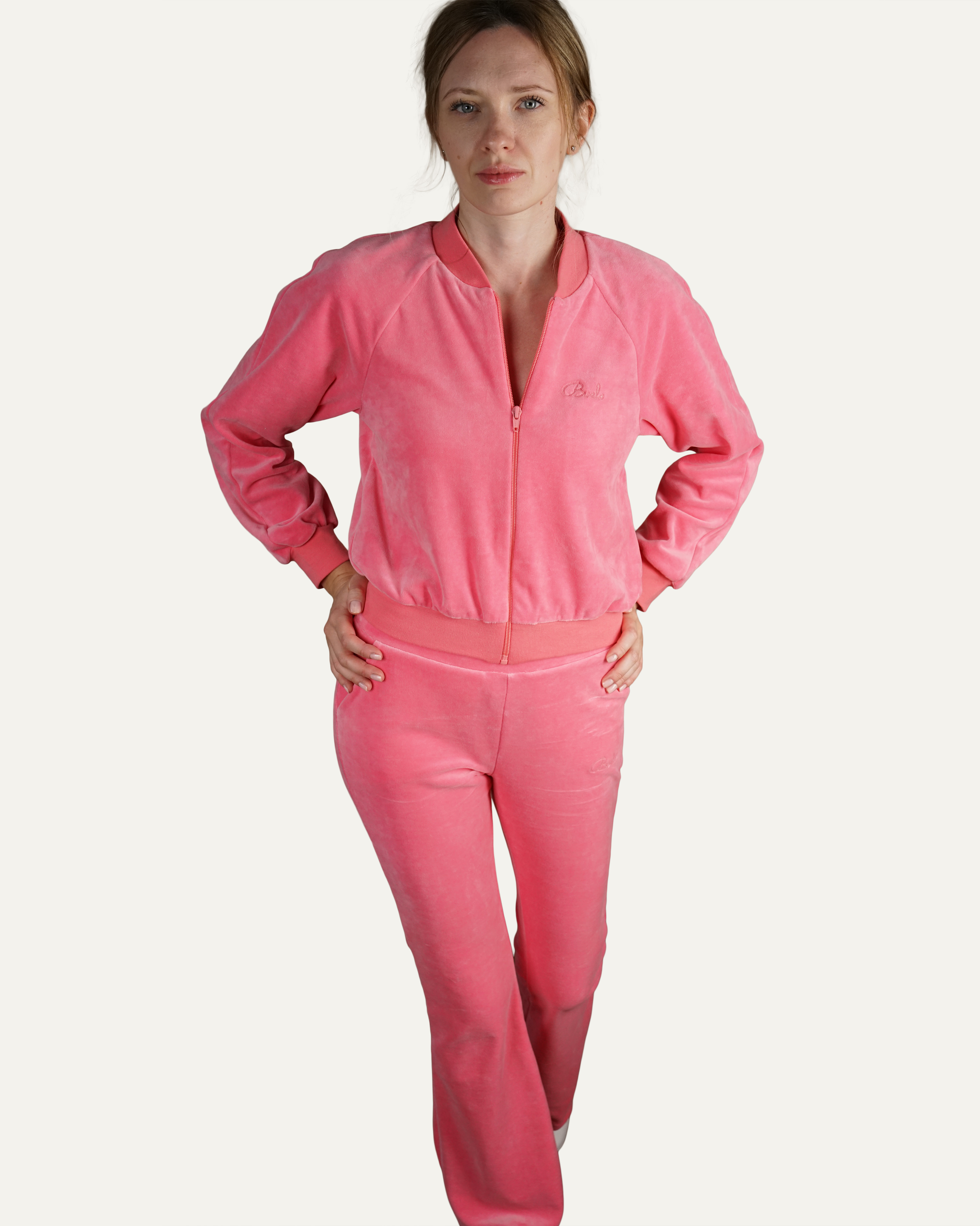 bluza_rozowa_2 Damen Sweatshirt rosa