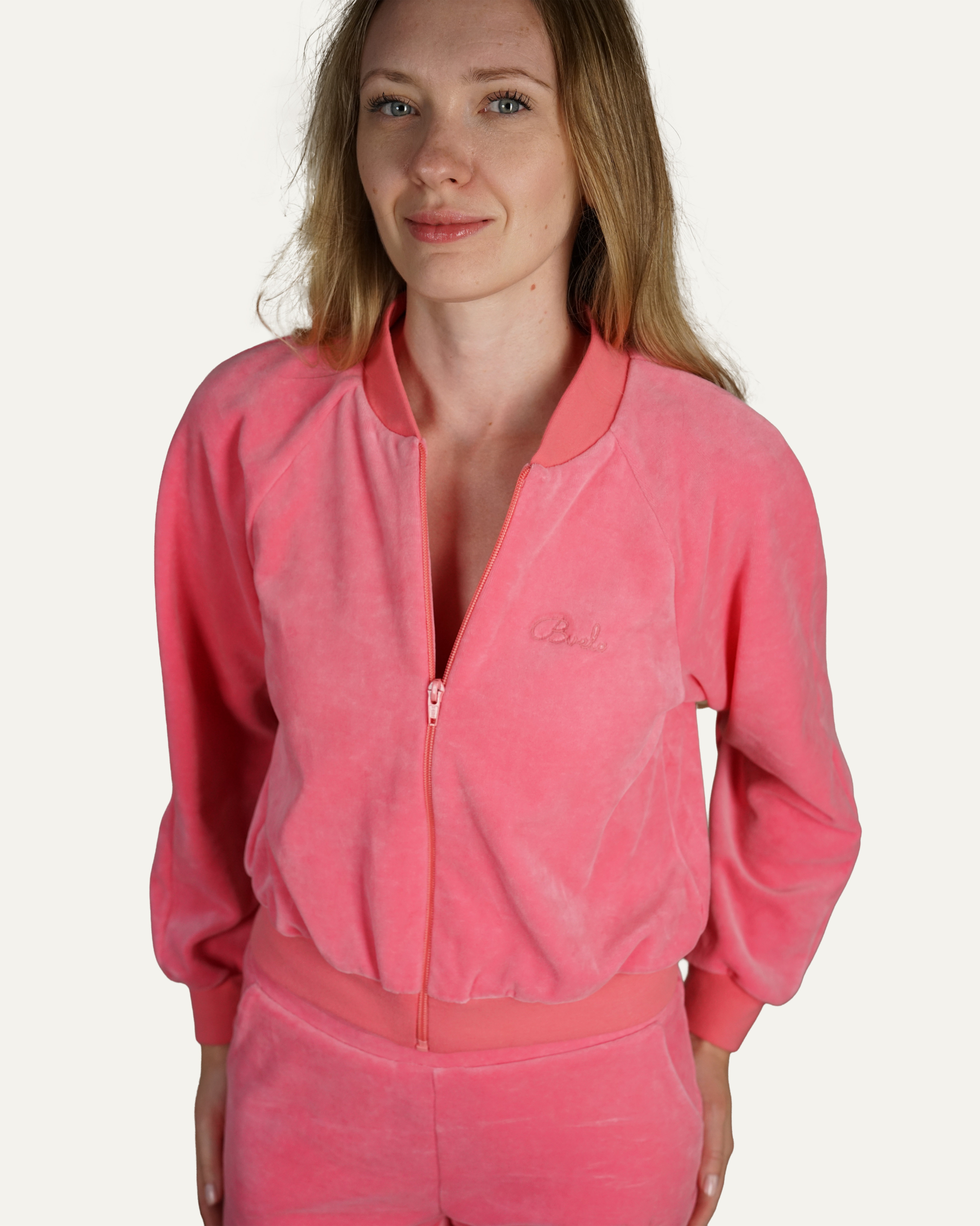 bluza_rozowa_3 Damen Sweatshirt rosa