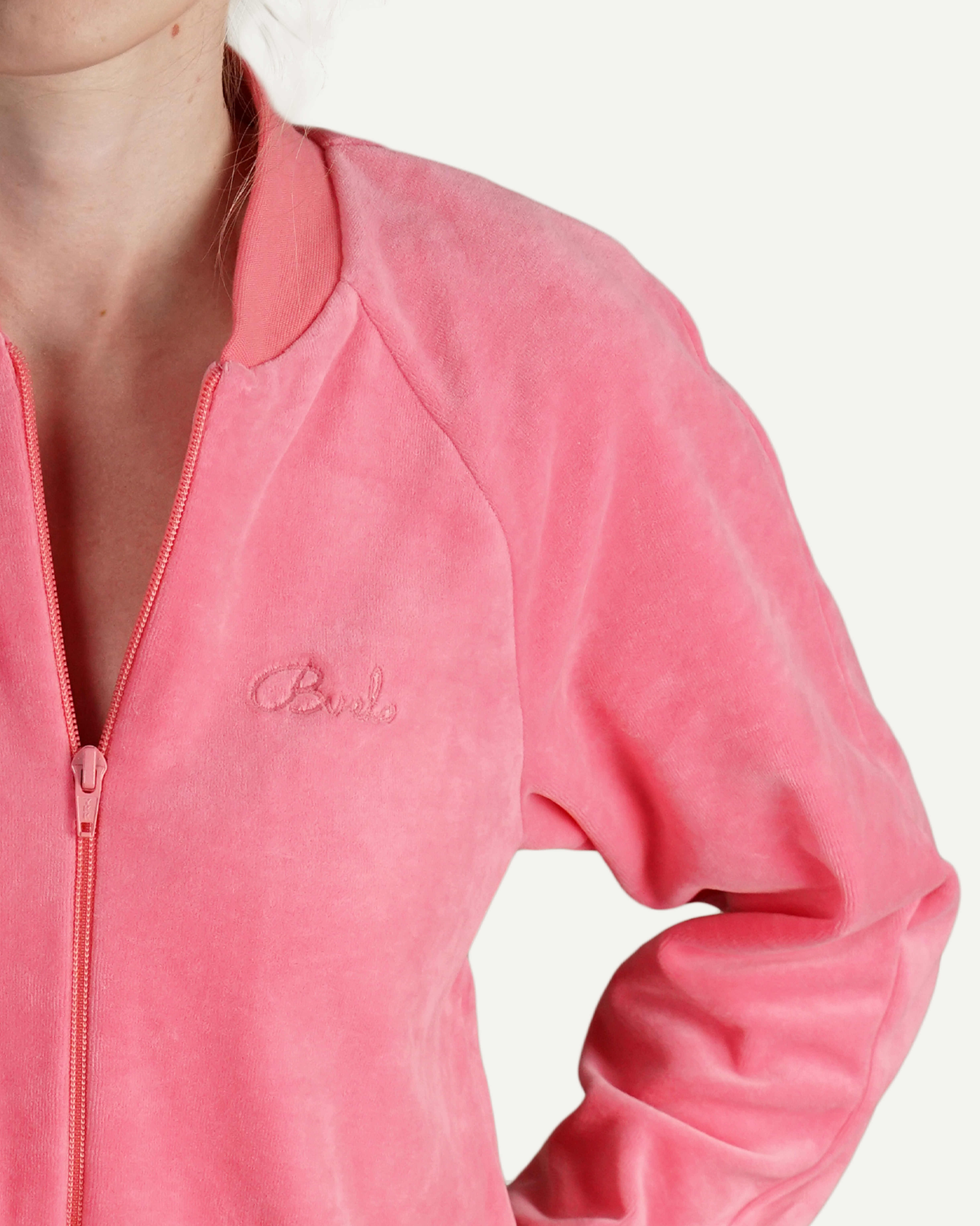 bluza_rozowa_4 Damen Sweatshirt rosa